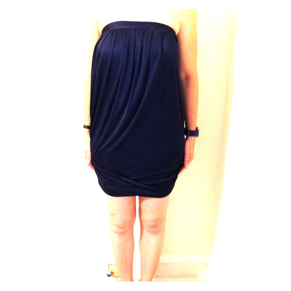 BCBGMAXAZRIA Runway gathered Draped dress - Picture 2 of 4